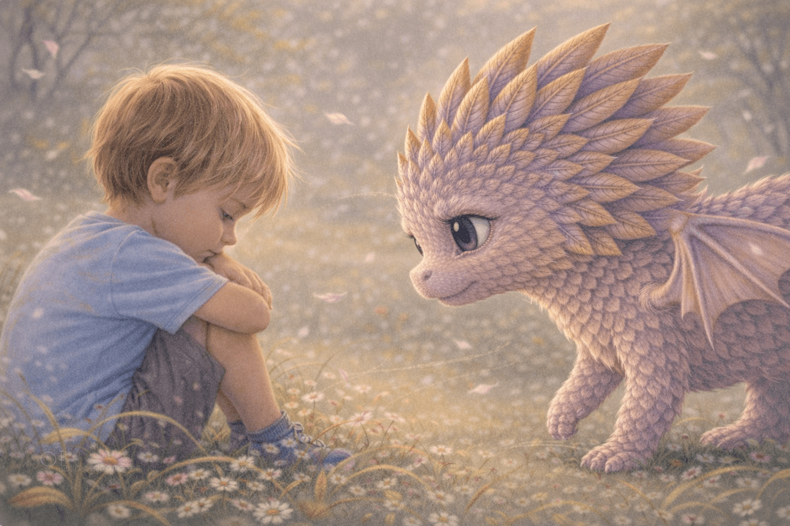 Kindlyn comforting a sad child with gentle care