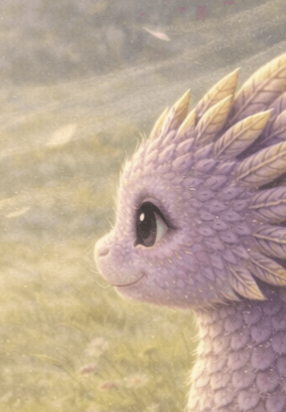 Kindlyn side profile in a sunlit meadow