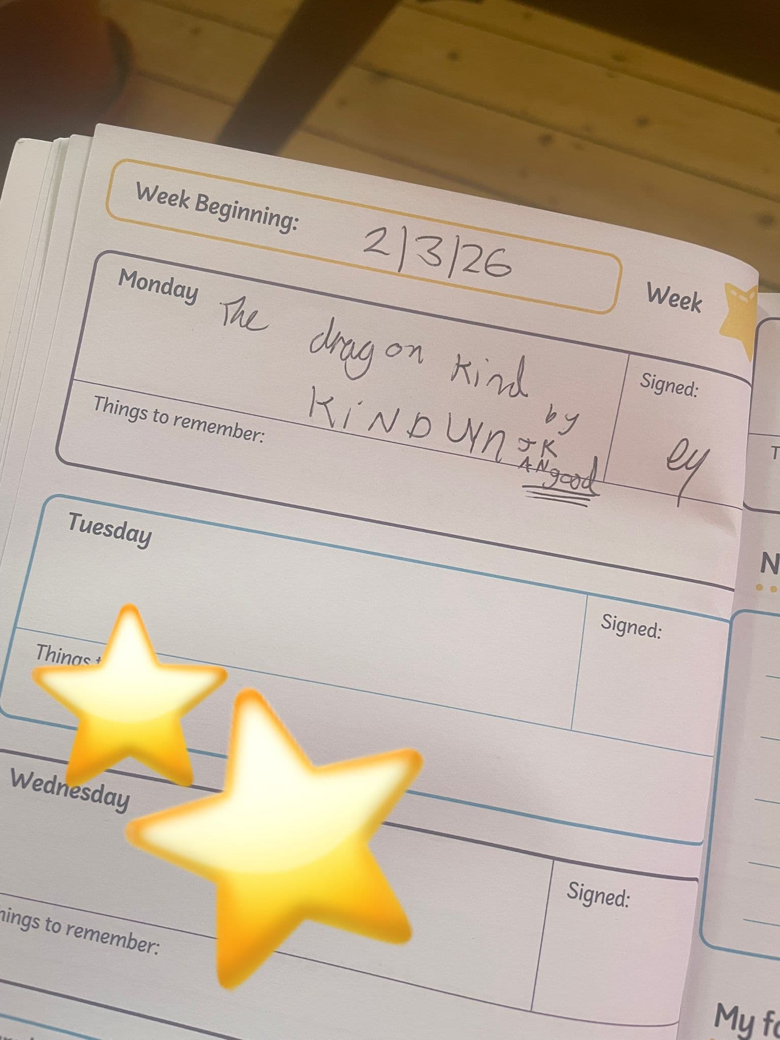 Behind the scenes book planning