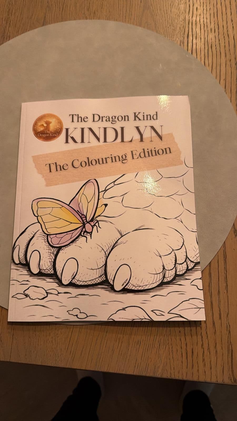 The Dragon Kind book on a table